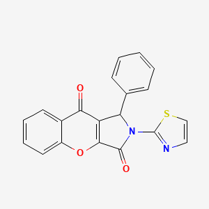 1-Phenyl-2-(1,3-thiazol-2-yl)-1,2-dihydrochromeno[2,3-c]pyrrole-3,9-dione