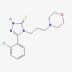 5-(2-chlorophenyl)-4-[3-(morpholin-4-yl)propyl]-2,4-dihydro-3H-1,2,4-triazole-3-thione