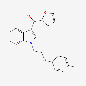 furan-2-yl{1-[2-(4-methylphenoxy)ethyl]-1H-indol-3-yl}methanone