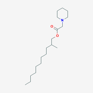 molecular formula C19H37NO2 B11576361 2-Methylundecyl piperidin-1-ylacetate 