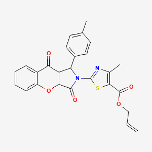 prop-2-en-1-yl 4-methyl-2-[1-(4-methylphenyl)-3,9-dioxo-3,9-dihydrochromeno[2,3-c]pyrrol-2(1H)-yl]-1,3-thiazole-5-carboxylate