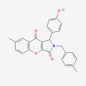 1-(4-Hydroxyphenyl)-7-methyl-2-(4-methylbenzyl)-1,2-dihydrochromeno[2,3-c]pyrrole-3,9-dione