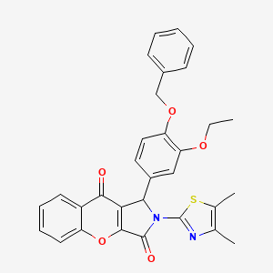 1-[4-(Benzyloxy)-3-ethoxyphenyl]-2-(4,5-dimethyl-1,3-thiazol-2-yl)-1,2-dihydrochromeno[2,3-c]pyrrole-3,9-dione