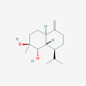 molecular formula C15H26O2 B1157654 10(14)-卡迪烯-4,5-二醇 CAS No. 672336-50-4