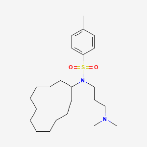 N-cyclododecyl-N-[3-(dimethylamino)propyl]-4-methylbenzenesulfonamide