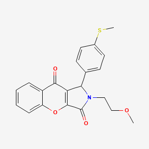 2-(2-Methoxyethyl)-1-[4-(methylsulfanyl)phenyl]-1,2-dihydrochromeno[2,3-c]pyrrole-3,9-dione