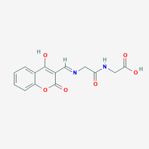 N-[(Z)-(2,4-dioxo-2H-chromen-3(4H)-ylidene)methyl]glycylglycine