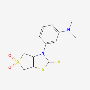 3-[3-(dimethylamino)phenyl]tetrahydrothieno[3,4-d][1,3]thiazole-2(3H)-thione 5,5-dioxide