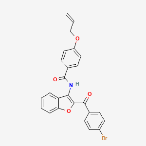 N-{2-[(4-bromophenyl)carbonyl]-1-benzofuran-3-yl}-4-(prop-2-en-1-yloxy)benzamide