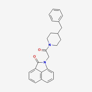 1-[2-(4-benzylpiperidin-1-yl)-2-oxoethyl]benzo[cd]indol-2(1H)-one