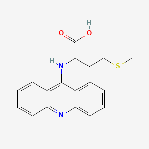 Butyric acid, 2-(acridin-9-ylamino)-4-methylthio-