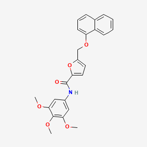 5-[(naphthalen-1-yloxy)methyl]-N-(3,4,5-trimethoxyphenyl)furan-2-carboxamide