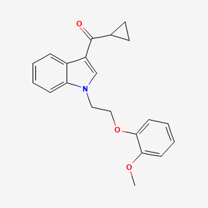 cyclopropyl{1-[2-(2-methoxyphenoxy)ethyl]-1H-indol-3-yl}methanone