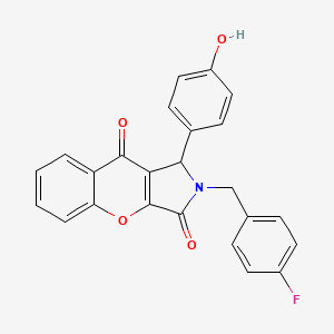 2-(4-Fluorobenzyl)-1-(4-hydroxyphenyl)-1,2-dihydrochromeno[2,3-c]pyrrole-3,9-dione