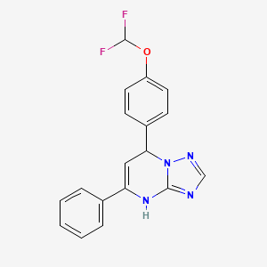 7-[4-(Difluoromethoxy)phenyl]-5-phenyl-4,7-dihydro[1,2,4]triazolo[1,5-a]pyrimidine