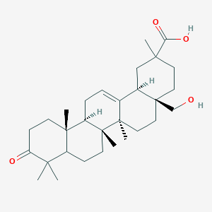 molecular formula C30H46O4 B1157752 28-羟基-3-氧代齐墩烯-12-烯-29-酸 CAS No. 381691-22-1