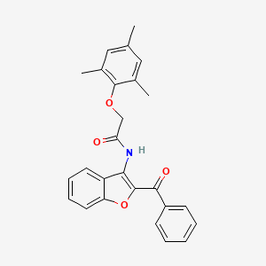 N-(2-benzoyl-1-benzofuran-3-yl)-2-(2,4,6-trimethylphenoxy)acetamide