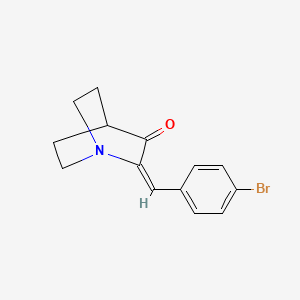 (2E)-2-(4-bromobenzylidene)quinuclidin-3-one