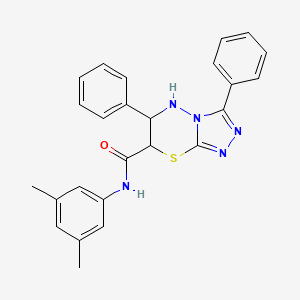 N-(3,5-dimethylphenyl)-3,6-diphenyl-6,7-dihydro-5H-[1,2,4]triazolo[3,4-b][1,3,4]thiadiazine-7-carboxamide