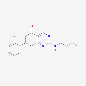 2-(butylamino)-7-(2-chlorophenyl)-7,8-dihydroquinazolin-5(6H)-one