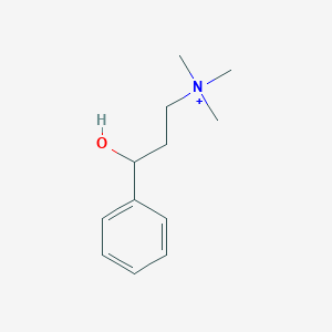 molecular formula C12H20NO+ B11577695 3-hydroxy-N,N,N-trimethyl-3-phenylpropan-1-aminium 