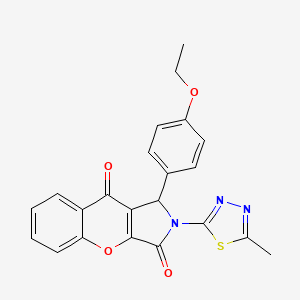 1-(4-Ethoxyphenyl)-2-(5-methyl-1,3,4-thiadiazol-2-yl)-1,2-dihydrochromeno[2,3-c]pyrrole-3,9-dione