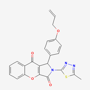 2-(5-Methyl-1,3,4-thiadiazol-2-yl)-1-[4-(prop-2-en-1-yloxy)phenyl]-1,2-dihydrochromeno[2,3-c]pyrrole-3,9-dione