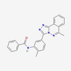 N-[2-methyl-5-(6-methyl[1,2,4]triazolo[3,4-a]phthalazin-3-yl)phenyl]benzamide