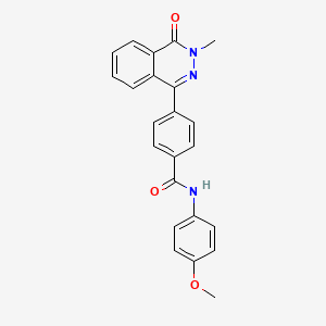 N-(4-methoxyphenyl)-4-(3-methyl-4-oxo-3,4-dihydrophthalazin-1-yl)benzamide