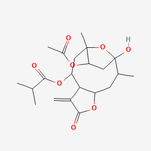 molecular formula C21H30O8 B1157786 1-Acetyltagitinin A CAS No. 60547-63-9