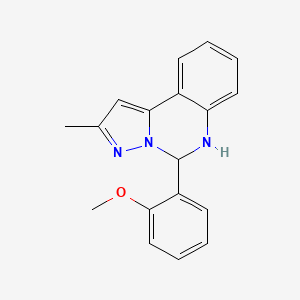 5-(2-Methoxyphenyl)-2-methyl-5,6-dihydropyrazolo[1,5-c]quinazoline