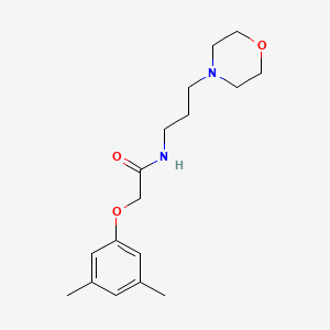 molecular formula C17H26N2O3 B11577927 2-(3,5-dimethylphenoxy)-N-[3-(morpholin-4-yl)propyl]acetamide 