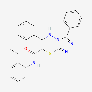 N-(2-ethylphenyl)-3,6-diphenyl-6,7-dihydro-5H-[1,2,4]triazolo[3,4-b][1,3,4]thiadiazine-7-carboxamide