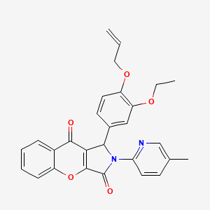 1-[3-Ethoxy-4-(prop-2-en-1-yloxy)phenyl]-2-(5-methylpyridin-2-yl)-1,2-dihydrochromeno[2,3-c]pyrrole-3,9-dione