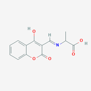 N-[(Z)-(2,4-dioxo-2H-chromen-3(4H)-ylidene)methyl]alanine