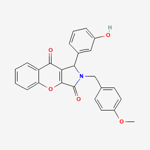 1-(3-Hydroxyphenyl)-2-(4-methoxybenzyl)-1,2-dihydrochromeno[2,3-c]pyrrole-3,9-dione