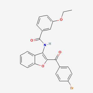 N-[2-(4-bromobenzoyl)-1-benzofuran-3-yl]-3-ethoxybenzamide