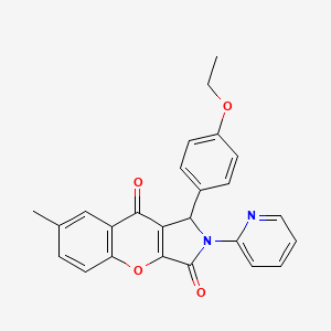 1-(4-Ethoxyphenyl)-7-methyl-2-(pyridin-2-yl)-1,2-dihydrochromeno[2,3-c]pyrrole-3,9-dione