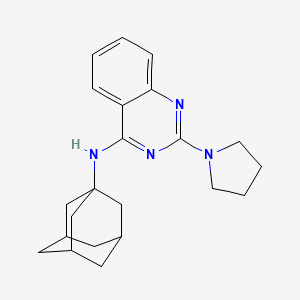 N-(Adamantan-1-YL)-2-(pyrrolidin-1-YL)quinazolin-4-amine