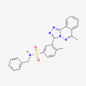 N-benzyl-4-methyl-3-(6-methyl[1,2,4]triazolo[3,4-a]phthalazin-3-yl)benzenesulfonamide