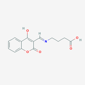 4-{[(Z)-(2,4-dioxo-2H-chromen-3(4H)-ylidene)methyl]amino}butanoic acid