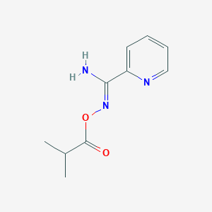 N'-[(2-methylpropanoyl)oxy]pyridine-2-carboximidamide