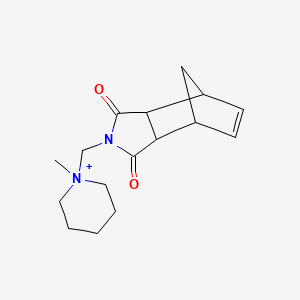 1-[(1,3-dioxo-1,3,3a,4,7,7a-hexahydro-2H-4,7-methanoisoindol-2-yl)methyl]-1-methylpiperidinium