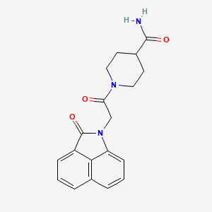 1-[(2-oxobenzo[cd]indol-1(2H)-yl)acetyl]piperidine-4-carboxamide