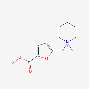 1-{[5-(Methoxycarbonyl)furan-2-yl]methyl}-1-methylpiperidinium