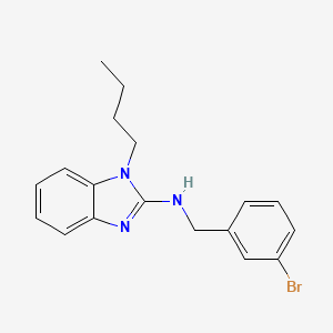 N-(3-bromobenzyl)-1-butyl-1H-benzimidazol-2-amine