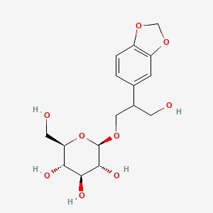molecular formula C16H22O9 B1157904 杜松醇 B 8-O-葡萄糖苷 CAS No. 188894-19-1