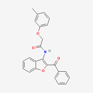 N-(2-benzoyl-1-benzofuran-3-yl)-2-(3-methylphenoxy)acetamide