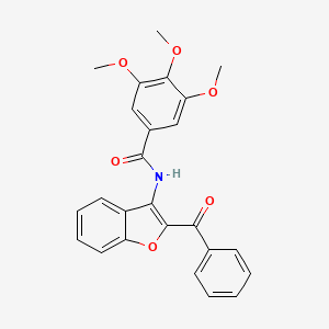 N-(2-benzoyl-1-benzofuran-3-yl)-3,4,5-trimethoxybenzamide