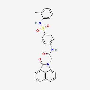 N-{4-[(2-methylphenyl)sulfamoyl]phenyl}-2-(2-oxobenzo[cd]indol-1(2H)-yl)acetamide